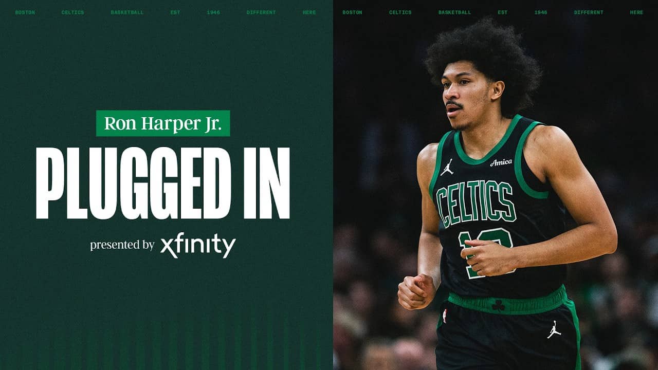 Ron Harper Jr. loves Boston because basketball is in his DNA 🧬 | Plugged In