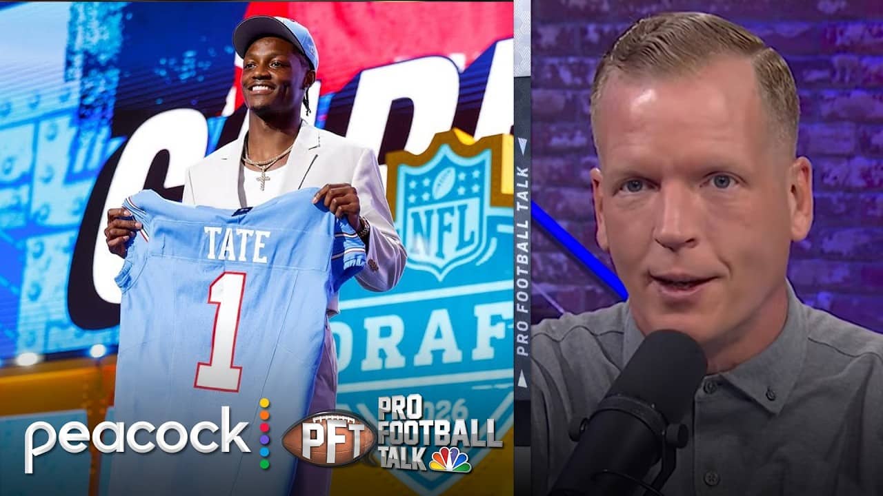 Carnell Tate must deal with pressure of being a top NFL draft pick | Pro Football Talk | NFL on NBC
