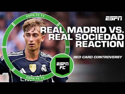 RED CARD CONTROVERSY 🟥 Alejandro Moreno & Stevie Nicol react to Dean Huijsen’s dismissal | ESPN FC