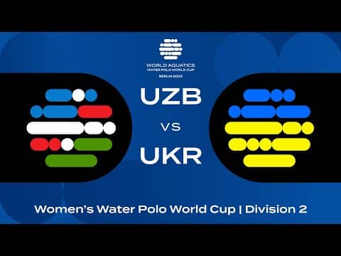 LIVE | Uzbekistan vs Ukraine | Women's Water Polo World Cup 2023 | Berlin