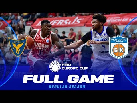 LIVE - UCAM Murcia v Rilski Sportist | FIBA Europe Cup 2025-26 | Regular Season