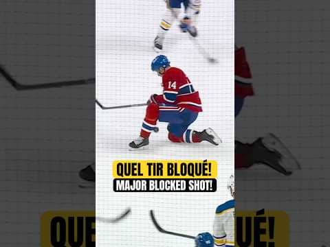 Suzuki blocks shot in dying seconds of the game #Hockey #NHL