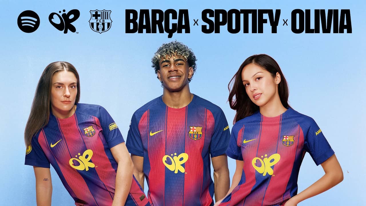 THE DREAM BEGINS. FC Barcelona x Spotify x Olivia Rodrigo 💙❤️🩷
