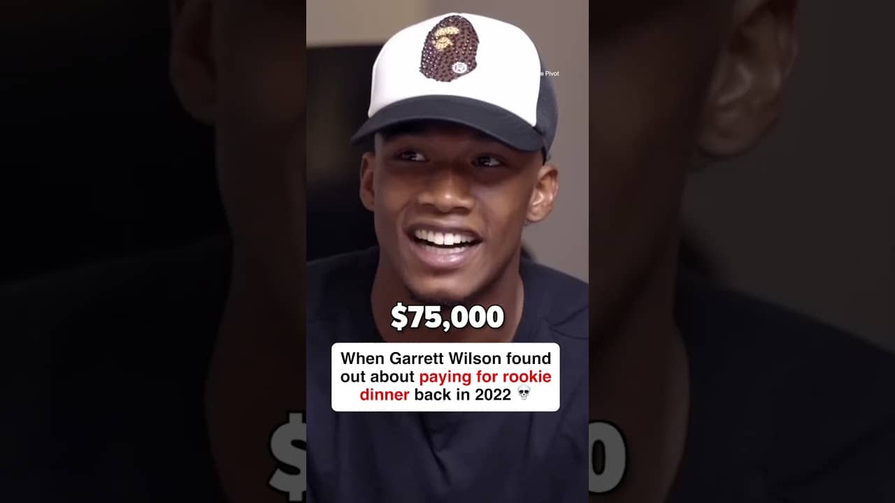 "They're gonna run that bill up" 🤣 #garrettwilson #nyjets #nfl