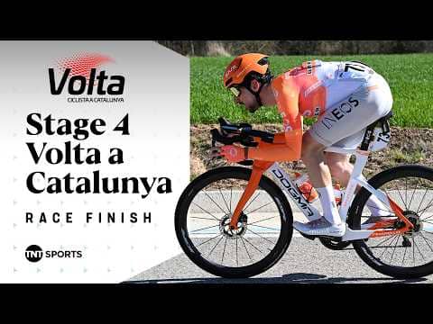 POWERS TO VICTORY! 💨 | Men's 2026 Volta a Catalunya Stage 4 Final KM's | TNT Sports Cycling
