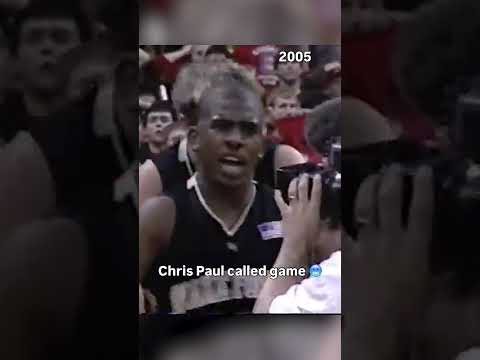 CP3 was unstoppable 👏 #wakeforest #chrispaul  #collegebasketball #accbasketball #basketball #sports