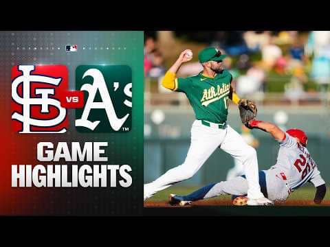 Cardinals vs. A's Game Highlights (5/13/26) | MLB Highlights