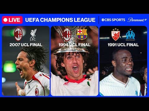 UEFA Champions League 24/7 ⭐| Classic Match SPECIAL: Milan, Liverpool & MORE | Friday 11/28 | CBS