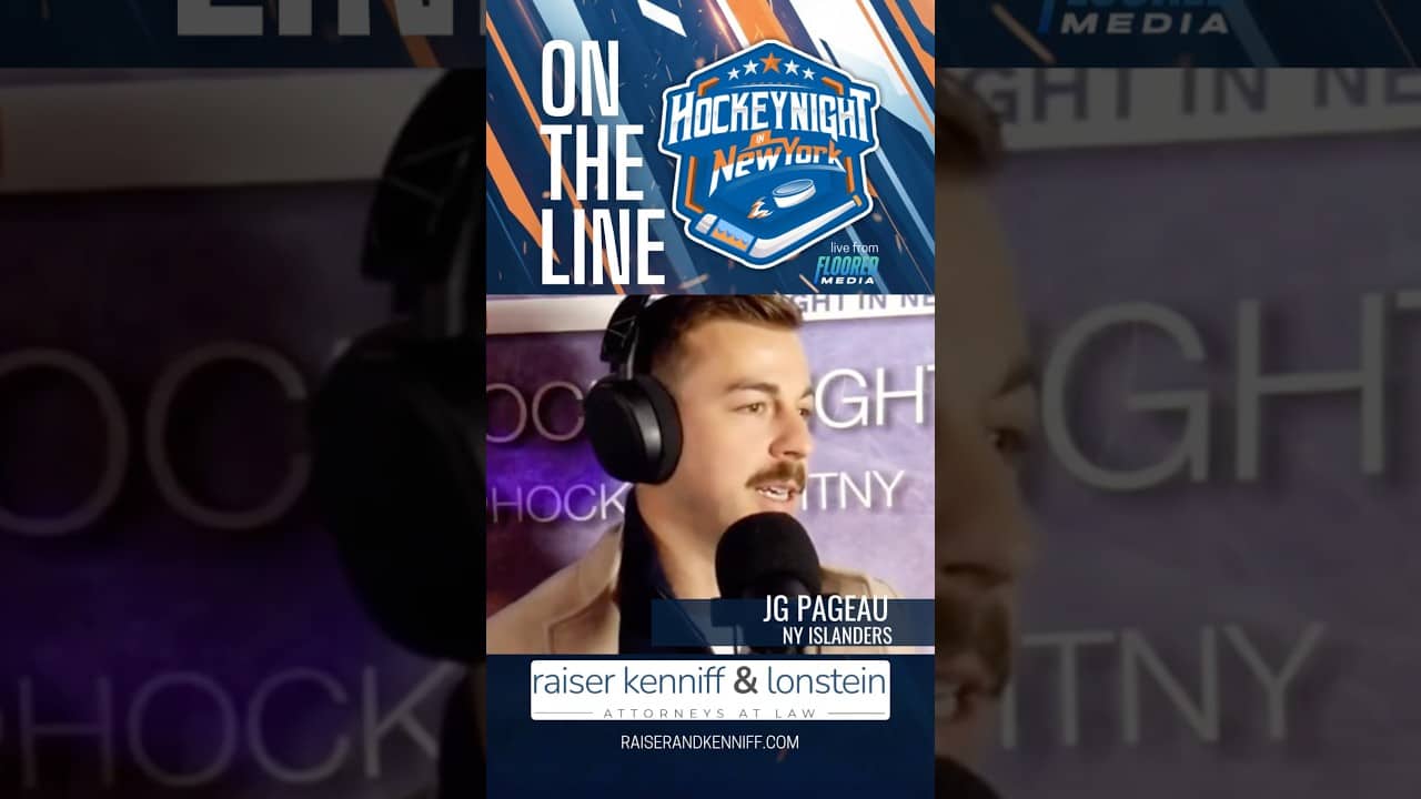 JG Pageau talks about playing for Patrick Roy! #Isles #NHL #NewYork #Islanders #Hockey