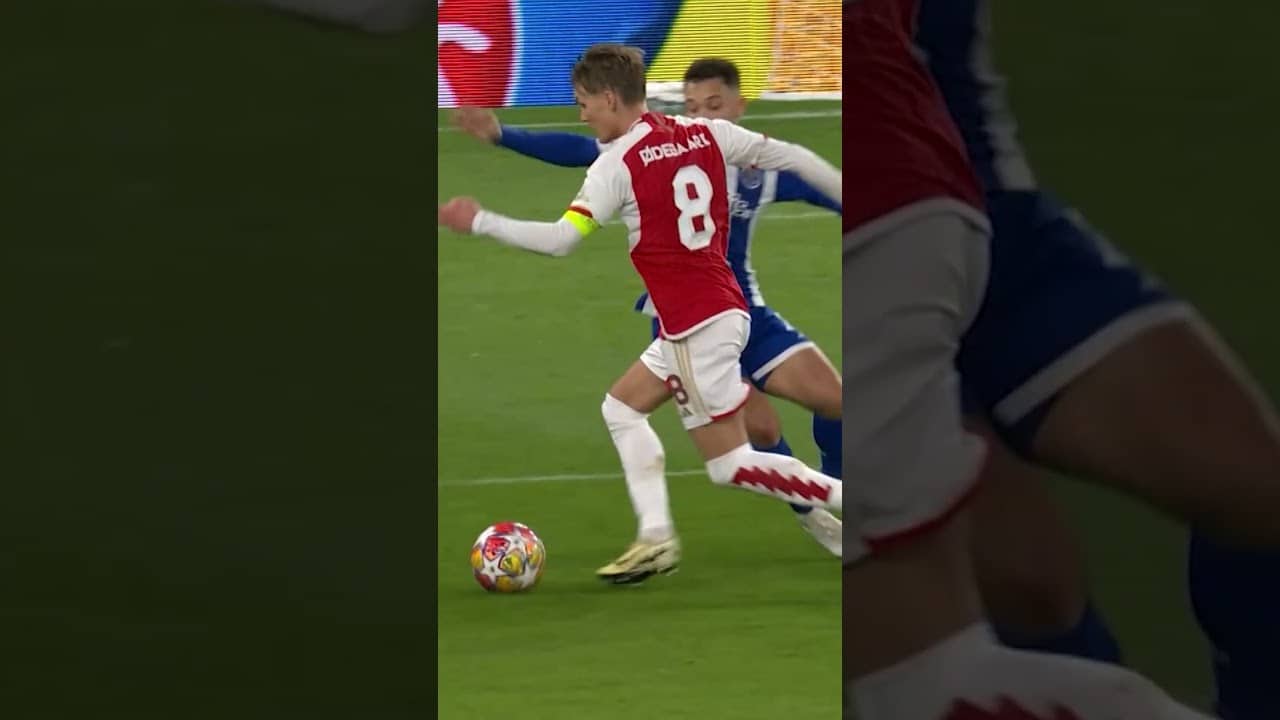 GENIUS PASS FROM MARTIN ODEGAARD!