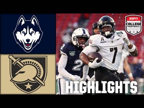 Fenway Bowl: UConn Huskies vs. Army Golden Knights | Full Game Highlights | ESPN College Football