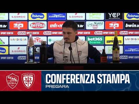 SERIE A ENILIVE |  MISTER PISACANE IN CONFERENZA STAMPA |ROMA - CAGLIARI
