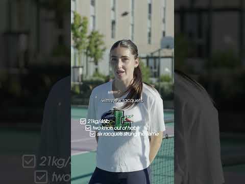 TECNIFIBRE | Inside Elsa Jacquemot’s Stringing Habits 🪢