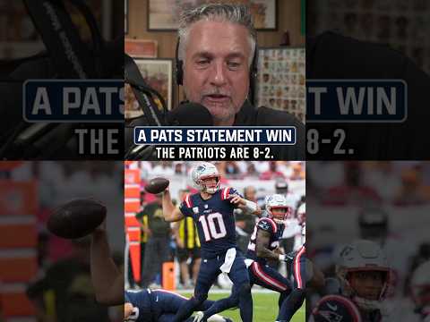 Bill reacts to the Pats' 8-2 start after a statement win against the Bucs.