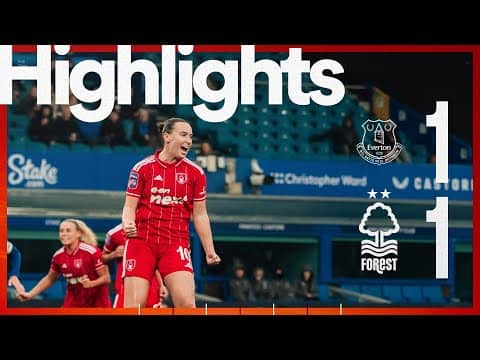 Claypole On Target! 🔥 | Everton 1-1 Forest Women | Subway Women's League Cup Highlights