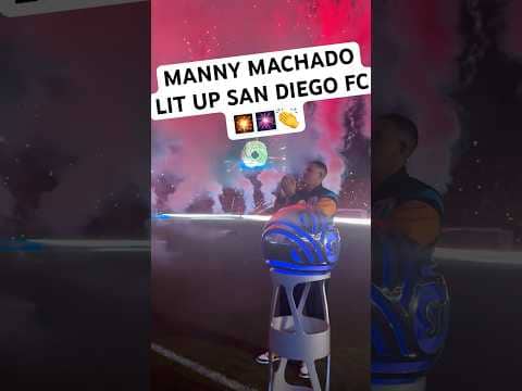 Manny Machado showing out for @SanDiegoFC 👏