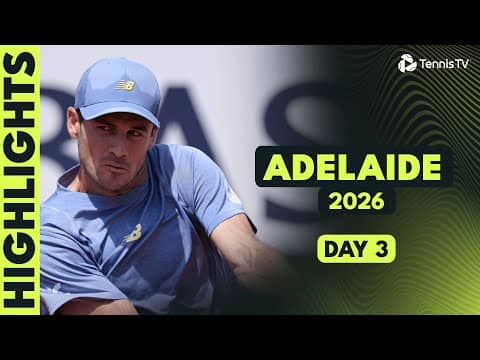 Paul Takes on Opelka; Davidovich Fokina Begins His Season | Adelaide 2026 Day 3 Highlights