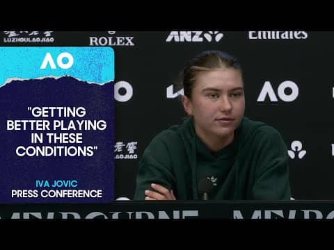 Iva Jovic Press Conference | Australian Open 2026 Quarterfinal