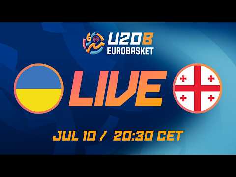 LIVE - Ukraine v Georgia | FIBA U20 EuroBasket 2026 Division B | Group Phase