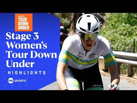 OVERCOMES THE ODDS! 🏆 | 2026 Women's Tour Down Under Stage 3 Highlights | TNT Sports Cycling