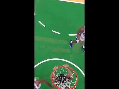 Josh's first bucket is a JAM 🔨 #nba #celtics #shorts