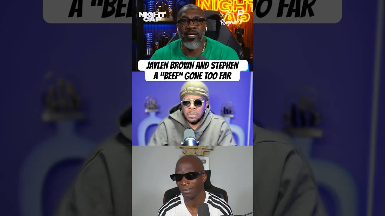 Shannon says the #JaylenBrown and Stephen A beef has gone a little too far  #Nightcap