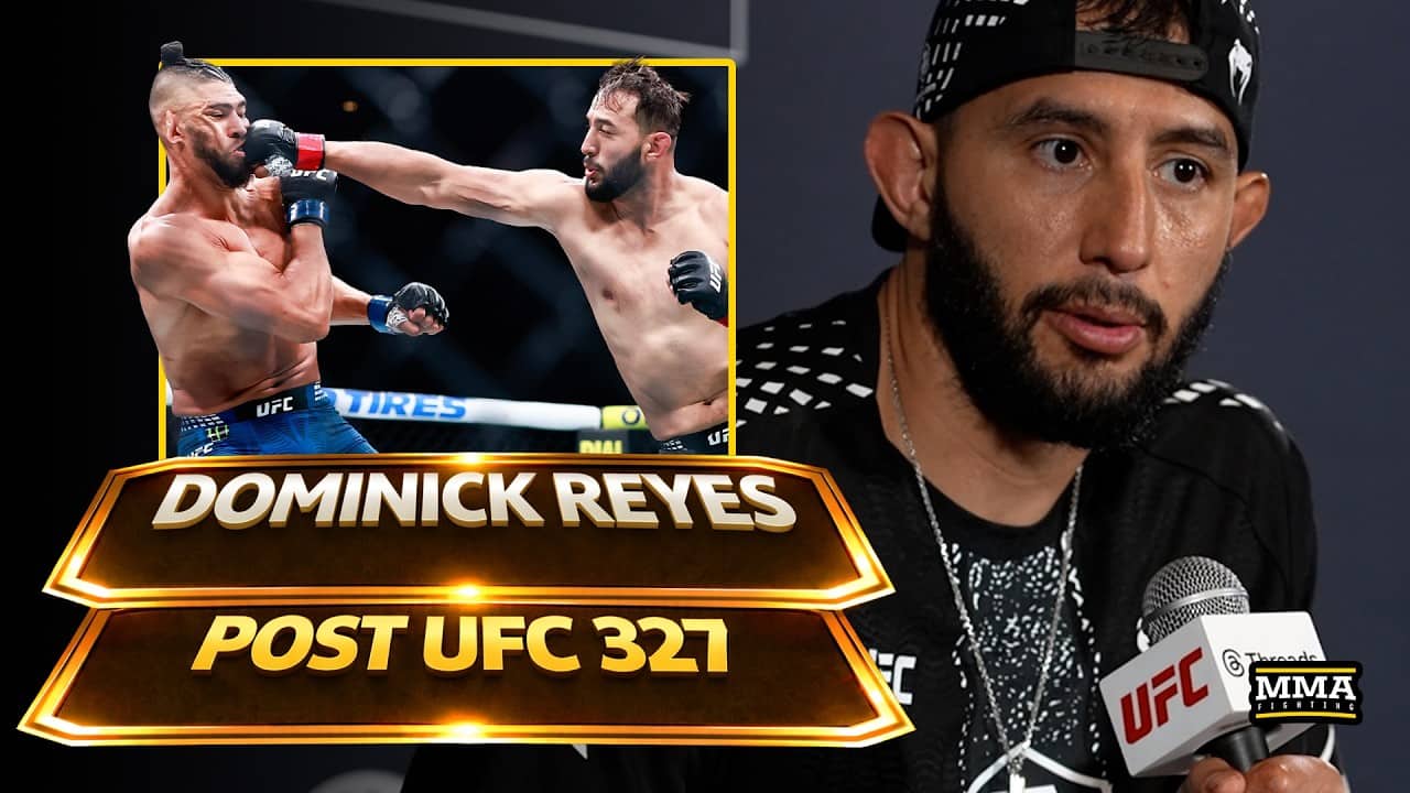Dominick Reyes Reflects On 'Technical' Win Over Johnny Walker: 'He Literally Didn't Hit Me'