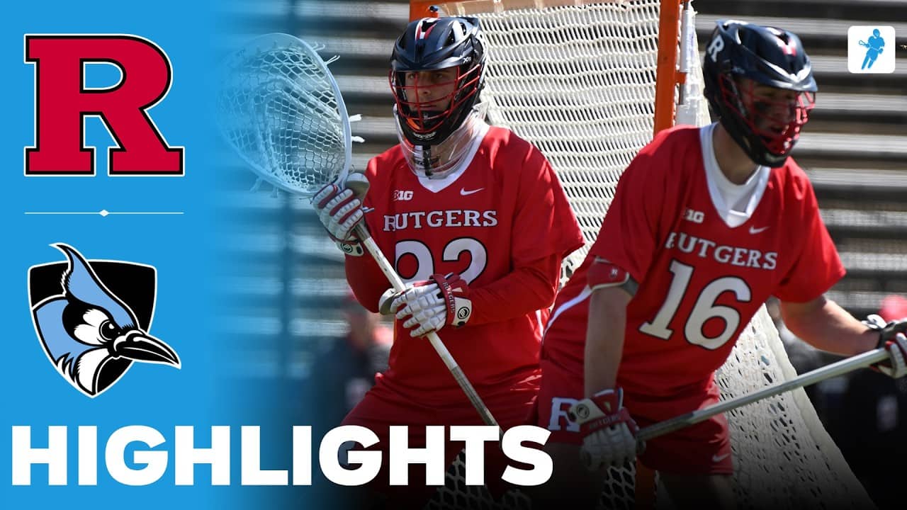 Rutgers vs Johns Hopkins | NCAA College Lacrosse | Highlights - March 29, 2026