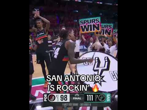 THE FIRST SPURS JACKALS CHANT OF THE PLAYOFFS 🥁