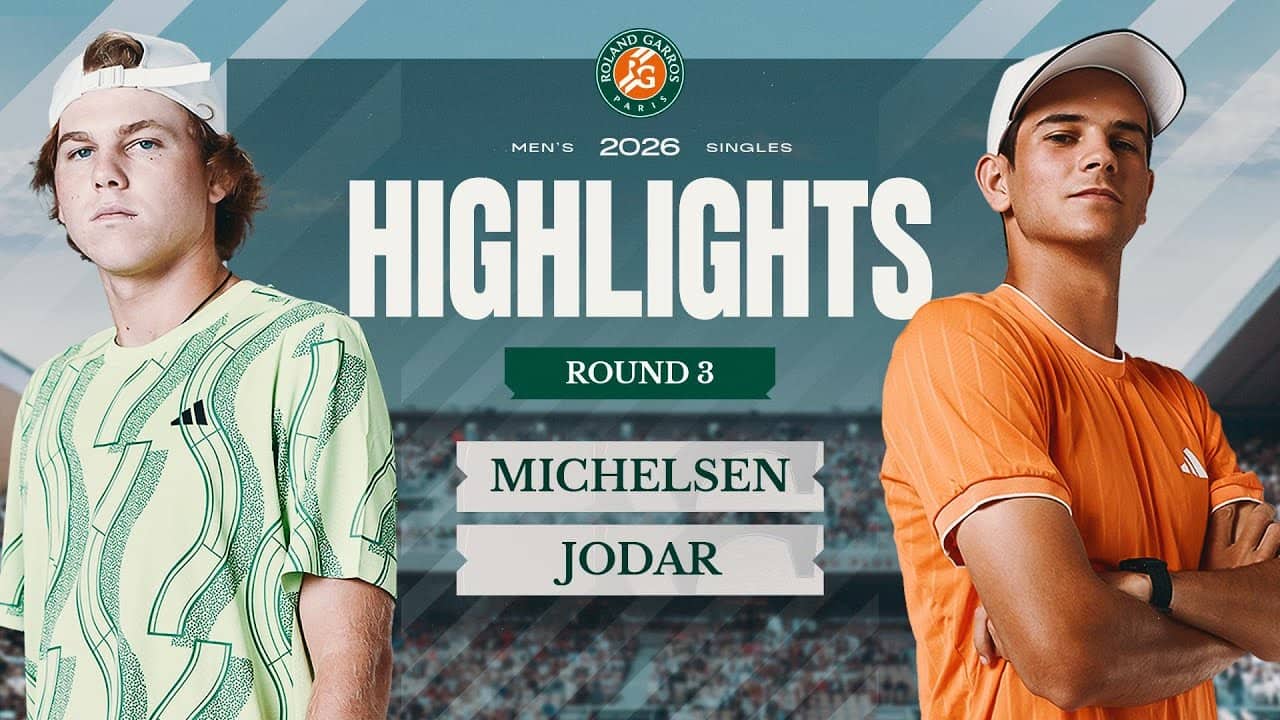 Alex Michelsen vs Rafael Jodar | Round 3 Highlights | Roland-Garros 2026
