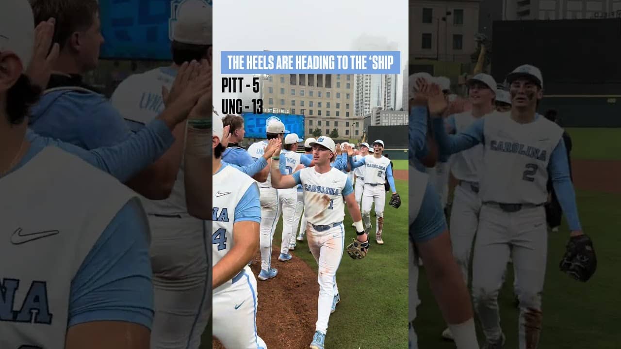 The Tar Heels will play for an ACC Championship tomorrow‼️#unctarheels #collegebaseball