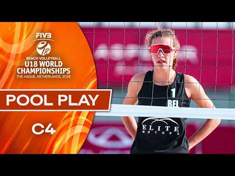Pool Play - Court 4 | Beach U18 World Championships 2026 | The Hague