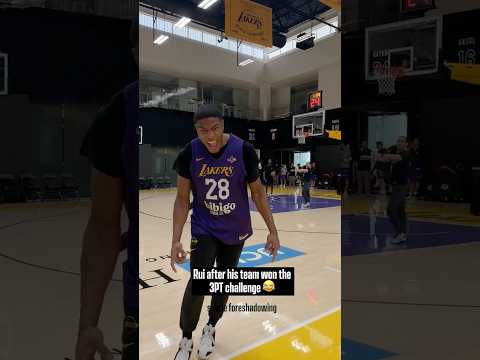 “YEAHHHH” Rui, LeBron, & Marcus win the 3-Point Competition at Practice