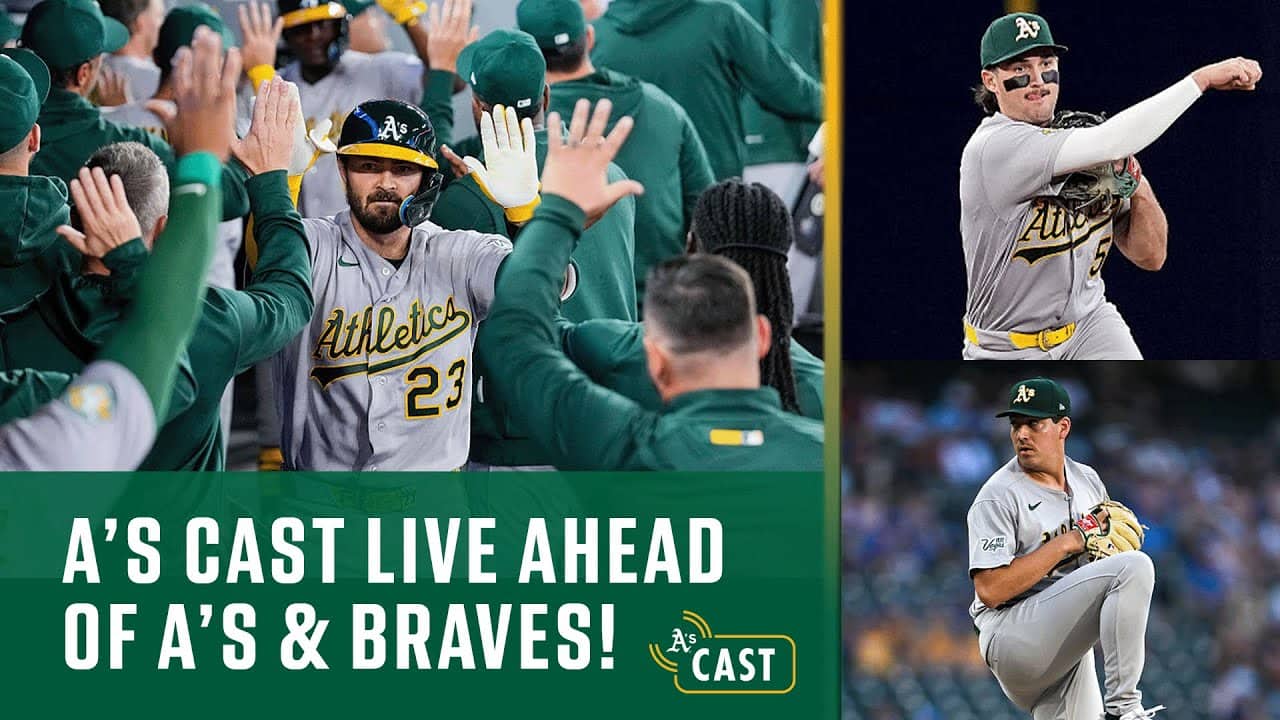 A's Cast Live Ahead of A's & Braves! | Eno Sarris Joins Towny!