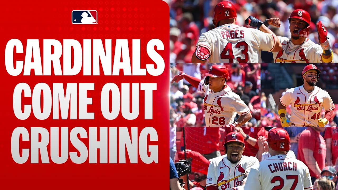 The Cardinals slug FOUR homers in the first 3 innings! 🤯 (Ft. Wetherholt, Herrera, Church, Pagés)