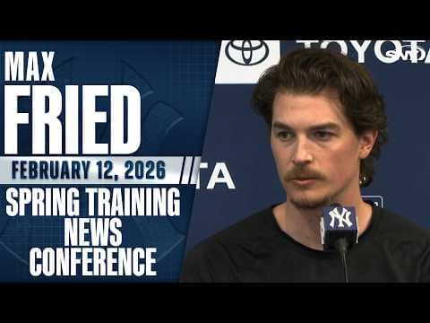 Max Fried says 'it's not a good year' unless the Yankees win a World Series
