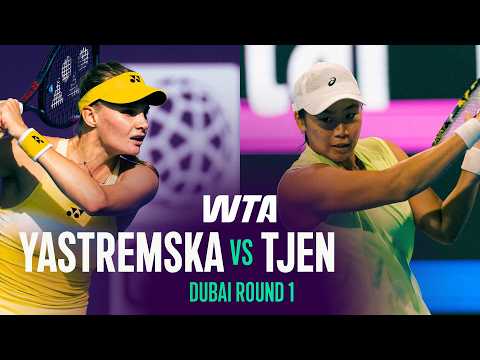 Dayana Yastremska vs. Janice Tjen | 2026 Dubai Round 1 | WTA Match Highlights