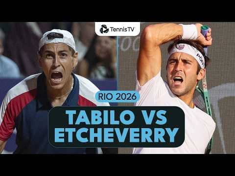 Alejandro Tabilo vs Tomas Etcheverry for First 500 Title! 🏆 | Rio 2026 Final Highlights