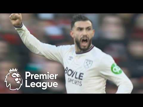 Valentin Castellanos scores West Ham's second against Liverpool | Premier League | NBC Sports