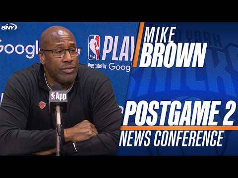 Mike Brown comments on Knicks' dreadful fourth-quarter leading to Hawks tying their playoff series