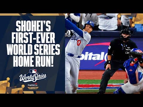 Shohei Ohtani hits his first career World Series home run! | 大谷翔平 ハイライト