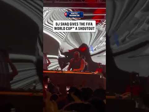 DJ Diesel went all out for his set amidst the FIFA World Cup action in Seattle