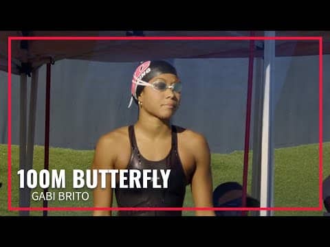 Gabi Brito Pulls Ahead to Win 100M Butterfly | 2025 Speedo Junior Nationals