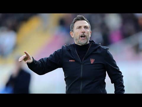 Mister Di Francesco presenta Lecce-Pisa