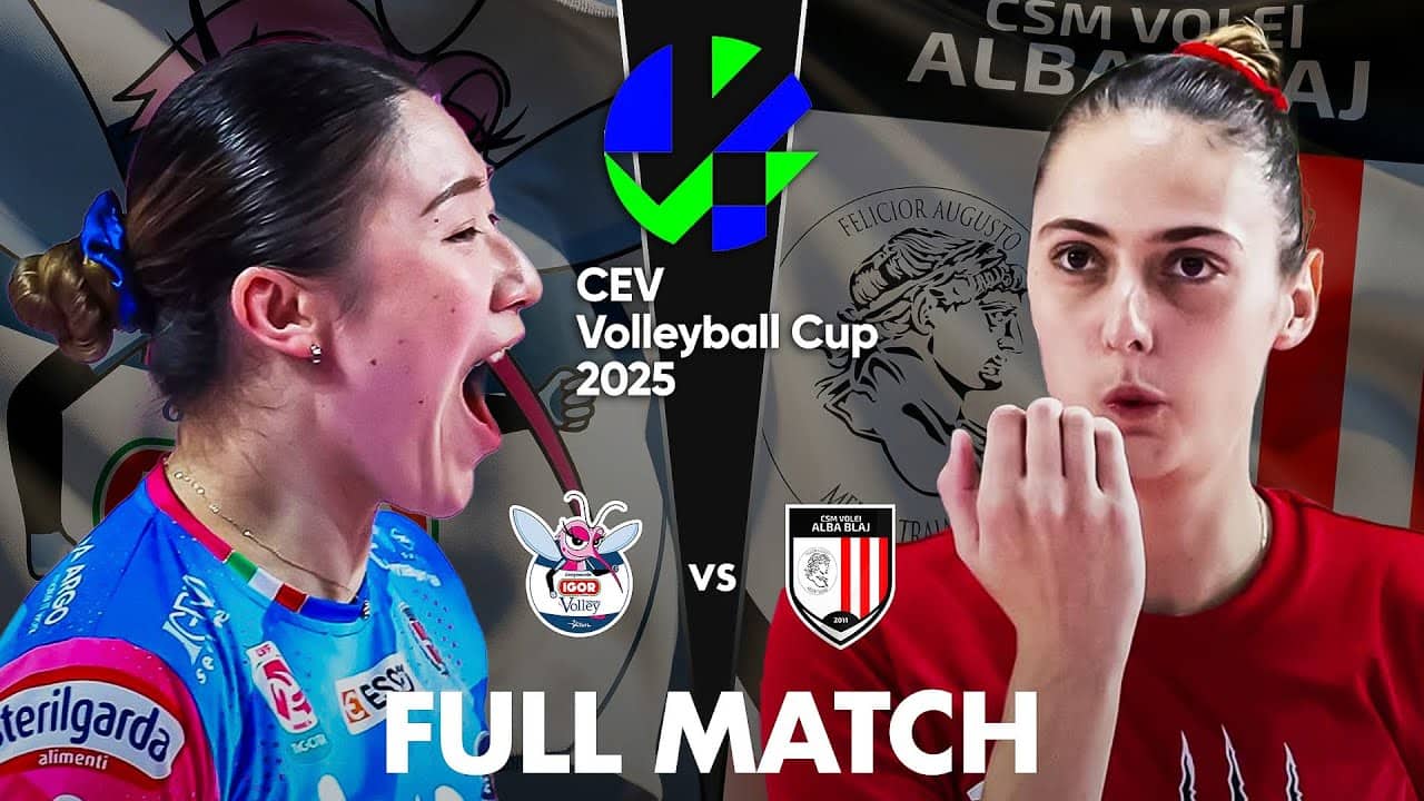 Novara 🇮🇹 vs CS Volei Alba 🇷🇴 | Full Match | CEV Volleyball Cup 2025 FINAL | Game 1