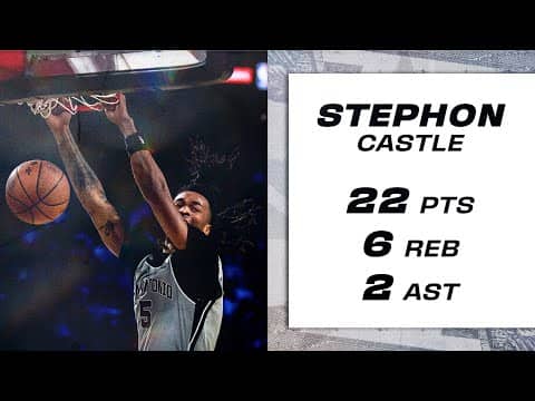 Steph Castle Continues to Dominate in Spurs NBA Cup Run