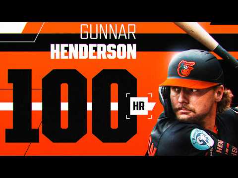 100TH CAREER HOME RUN FOR GUNNAR HENDERSON! (And you don't want to miss the orange sky 🧡)
