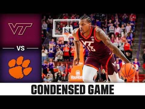 Virginia Tech vs. Clemson Condensed Game | 2025-26 ACC Men's Basketball