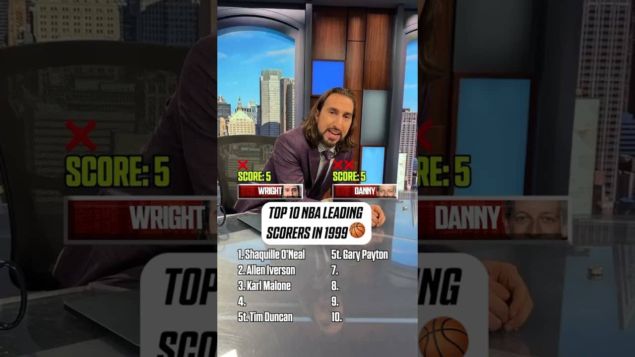 Nick vs. Danny: Name the top ten leading scorers in 1999 👀 #nba #trivia #sportstrivia #knicks