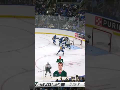 EKKER POWER PLAY GOAL #joelerikssonek #mnwild #nhl